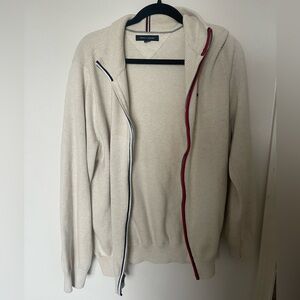 Men’s beige Tommy Hilfiger zip up jacket